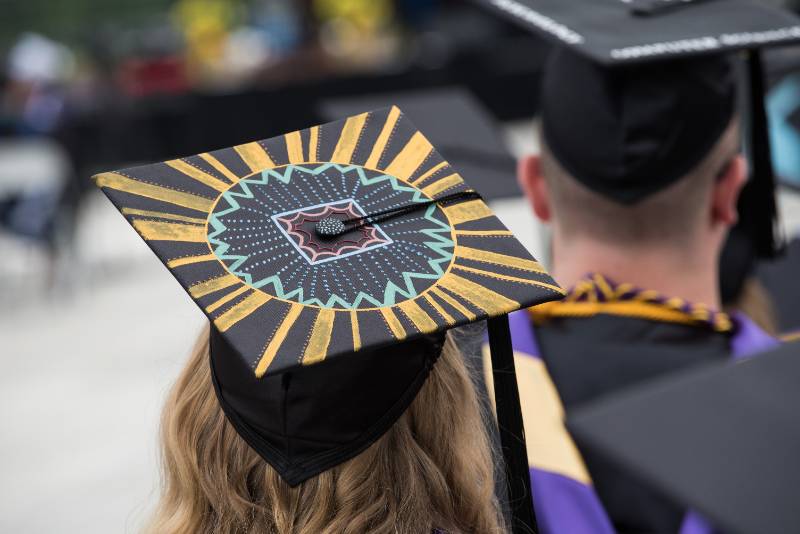 Students graduation cap