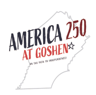 America 250 at Goshen America 250 at Goshen, county map outline