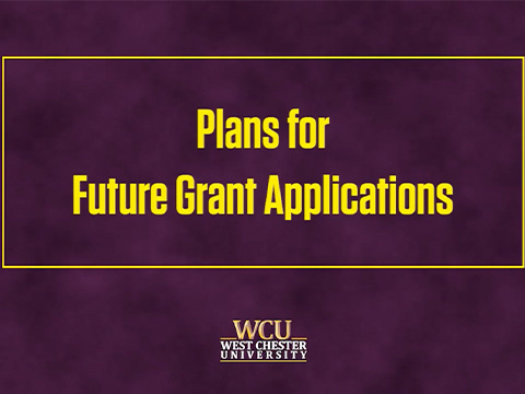 Plans for Future Applications 