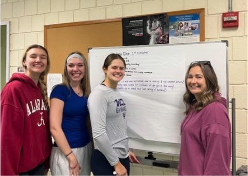 Melissa Reed and students Melissa Reed and students