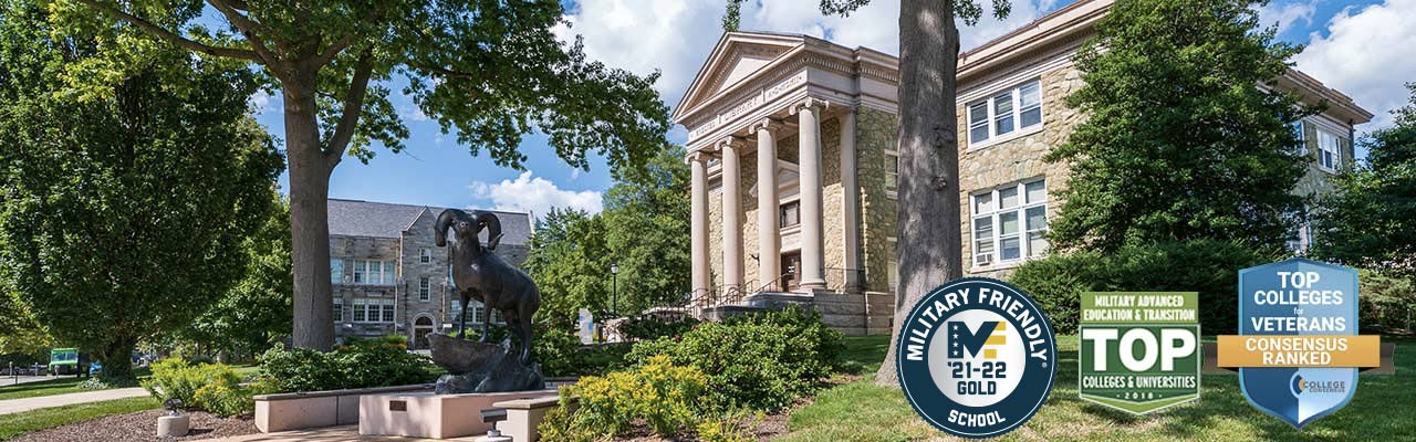 Military Friendly School '21-22 Gold. Military Advanced Education and Transition - TOP Colleges and Universities 2018. Top colleges for Veterans Consensus Ranked.