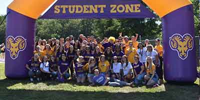 Students celebrating