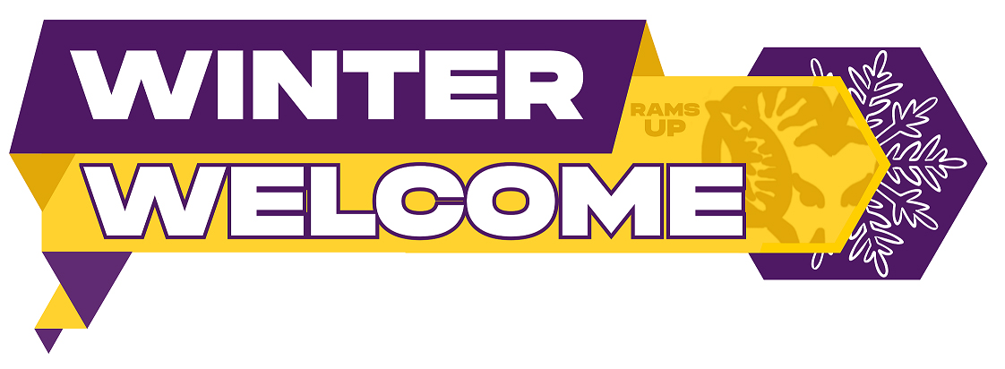 Winter Welcome Days logo with Rammy