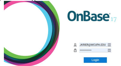 Onbase Screen
