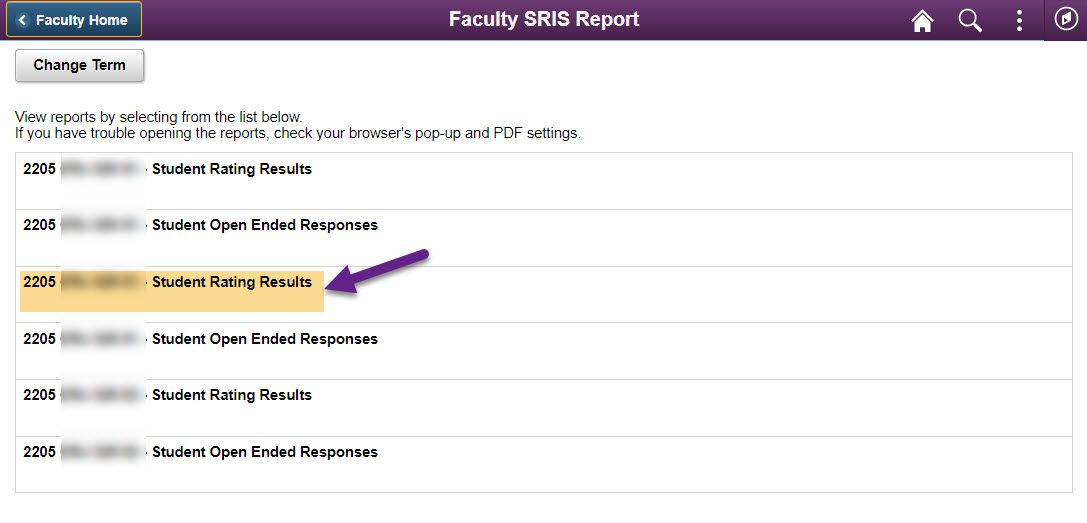 SRIS Results