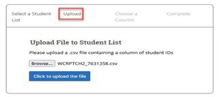 Creating a Student List from another Resource 7