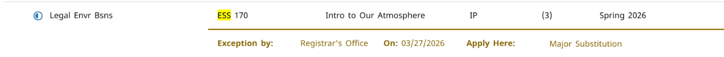RamPortal Petition Exception/Waiver