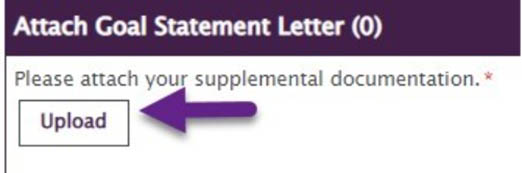 Attach Goal Statement