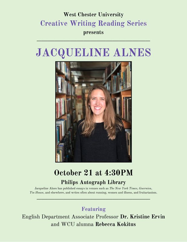 Jacqueline Alnes 2020 Reading 