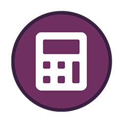 Decorative icon: Calculator