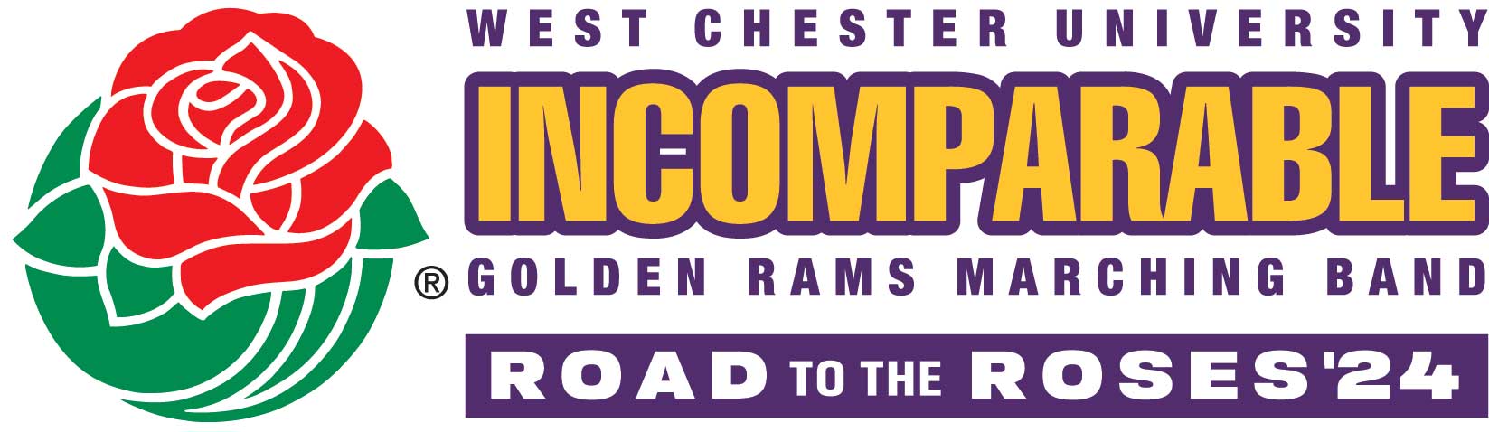 West Chester Univeristy Incomparable Golden Rams Marching Band Road to the Roses '24