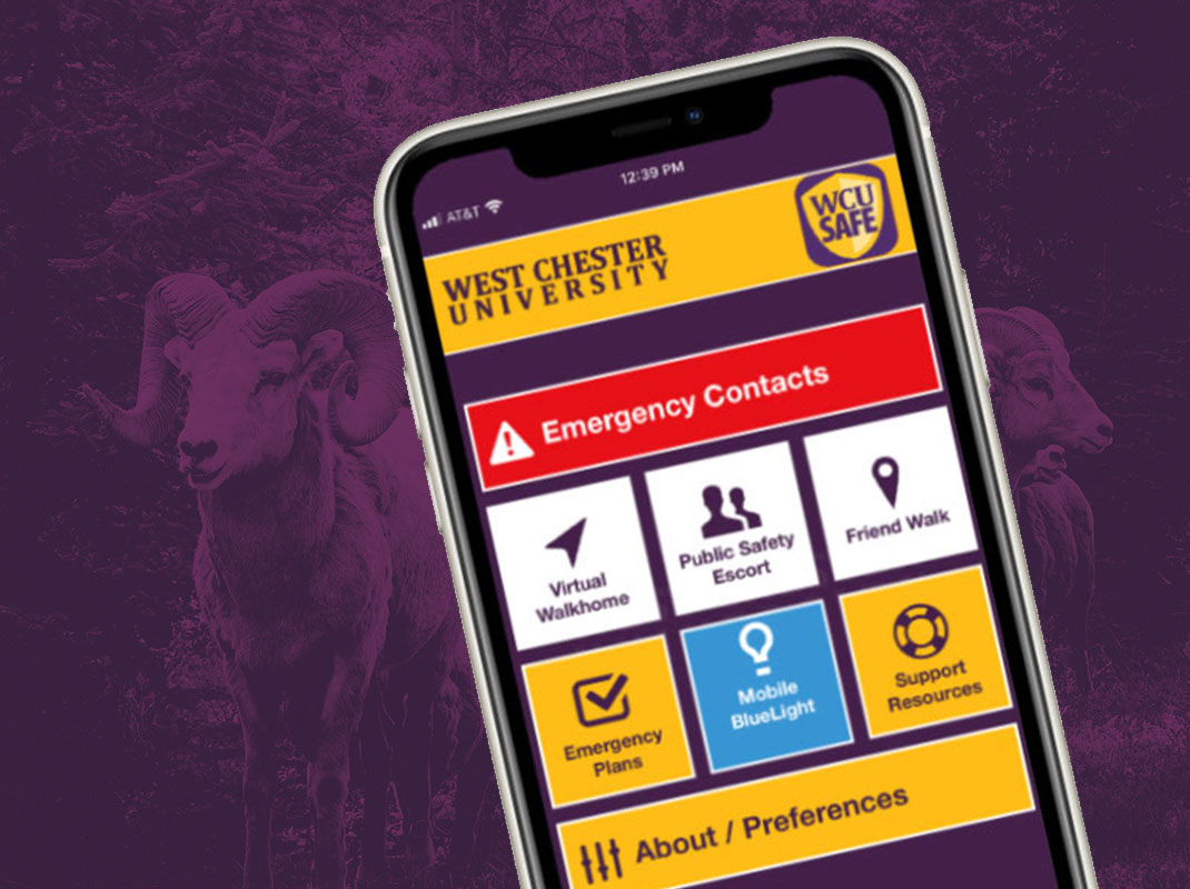 WCU Safe app screenshot