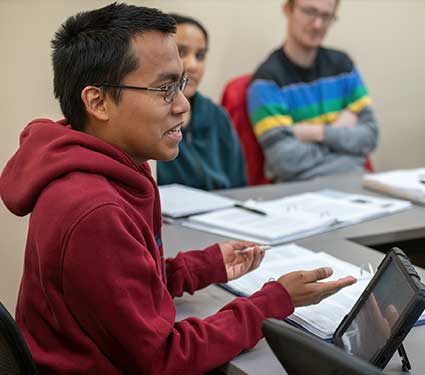 CLinical Mental Health student in class