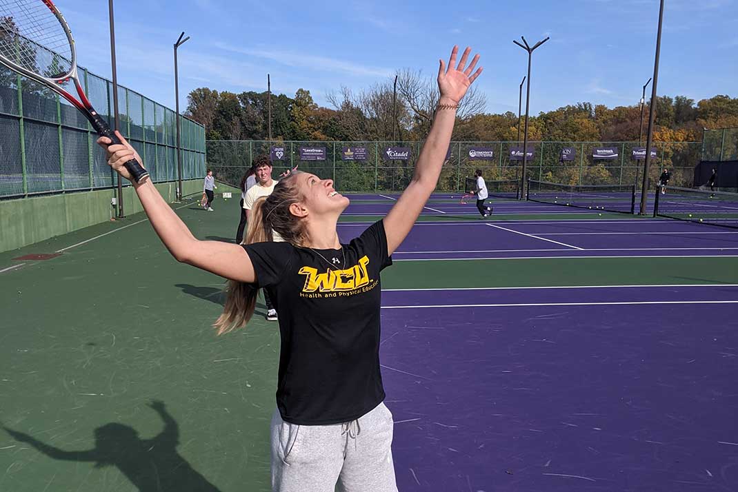 Student Tennis payer