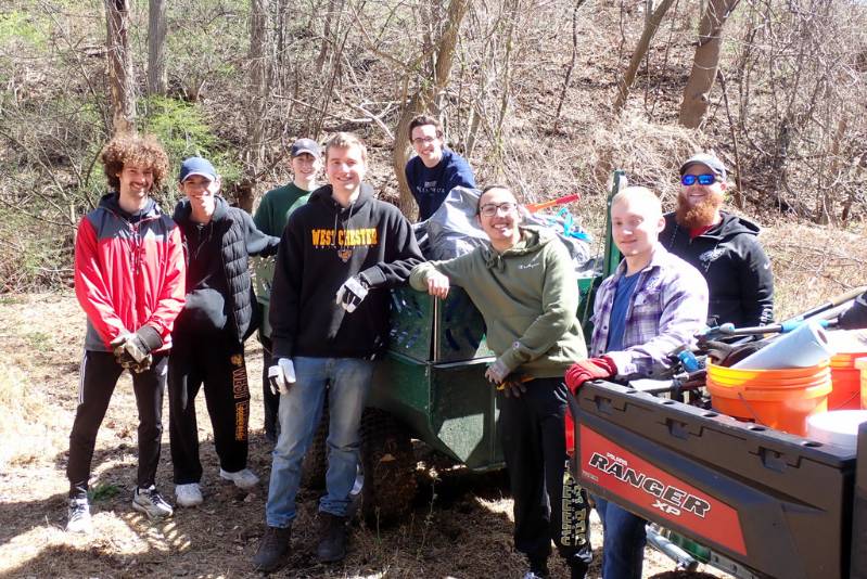Members of the Friar's Society who participated in the event