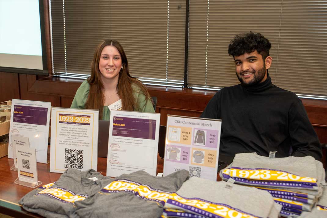 Centennial banquet large photo of WCU students 14