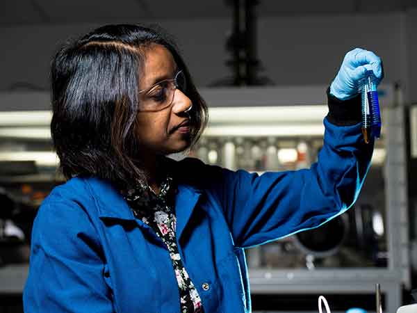 Biologist in Lab