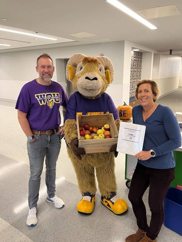 Dr. Michael Holik, Rammy, and Dr. Christine Karpinski