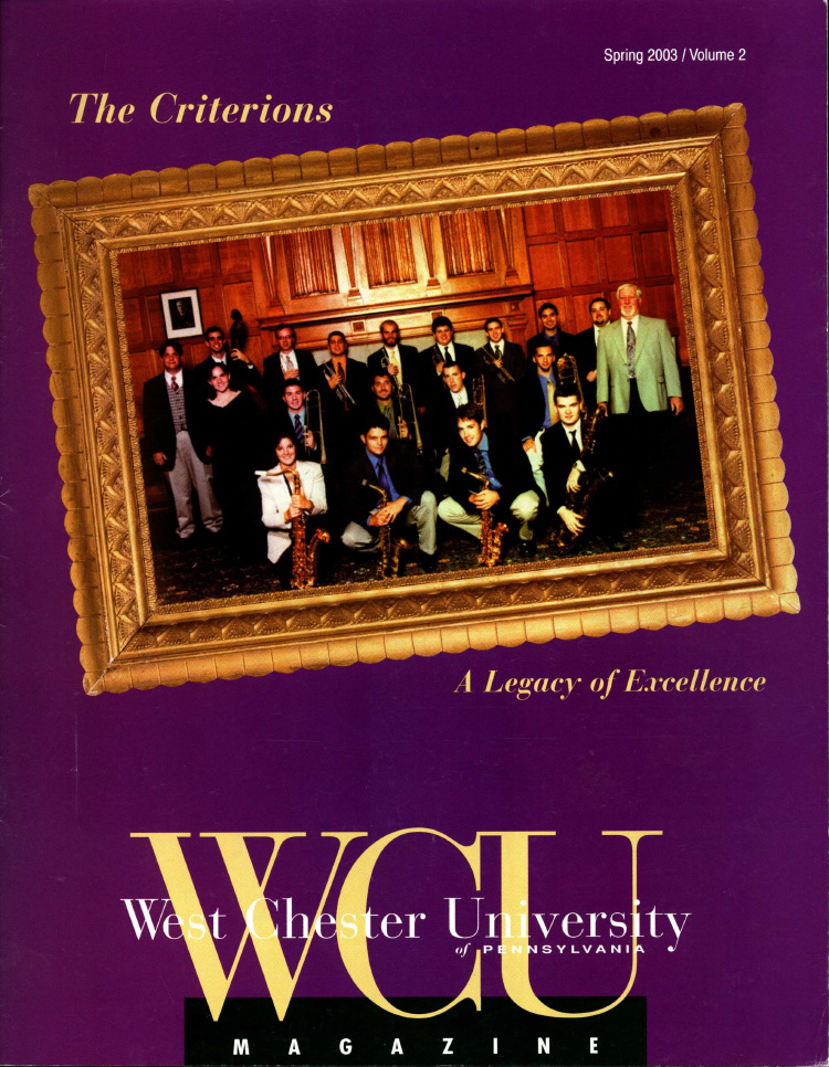 Criterions featured in WCU Magazine cover