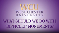Discussion on difficult monuments.