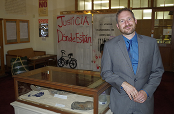 Professor Michael Di Giovine - Human Rights Exhibition, West Chester University 2017 by Michael Hyatt
