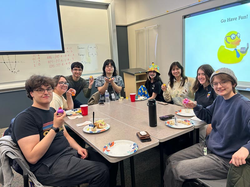 Duck Day students