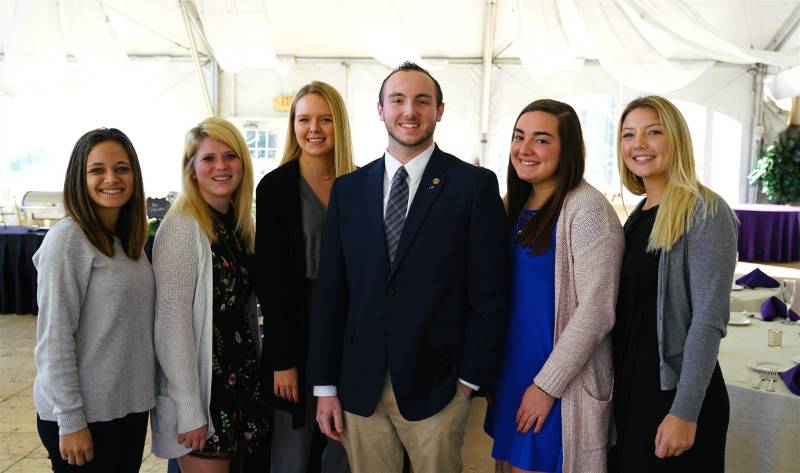 Some of the award winners at the Department of Mathematics 32nd Annual Awards Ceremony
