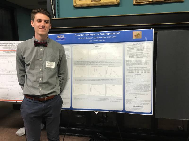 Jeremy Budgeon presenting his poster at EPiC 20018