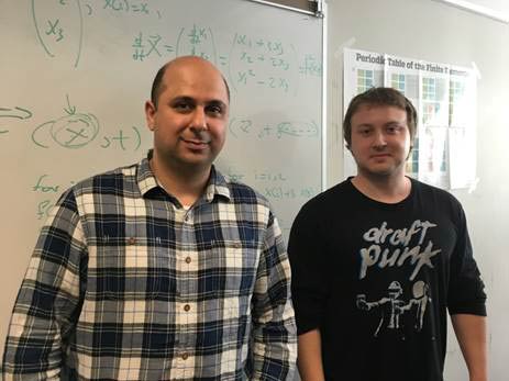 Dr. Andreas Aristotelous and his student