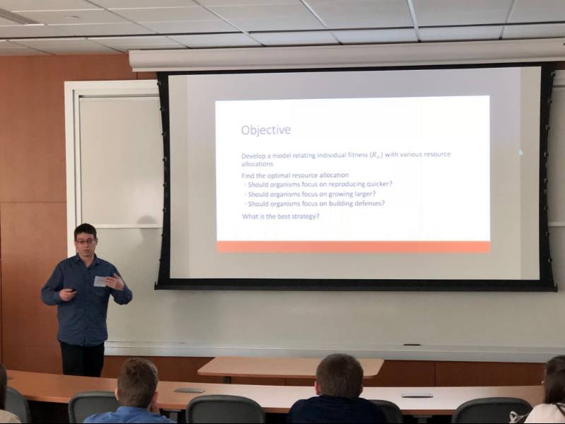 Lane D'Alessandro presenting his talk 