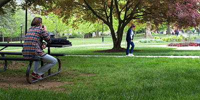 Students on Campus