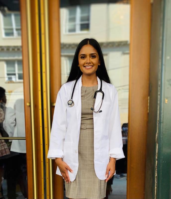 Yeseena Alli White Coat